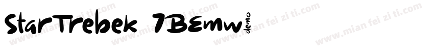 StarTrebek 7BEmw字体转换